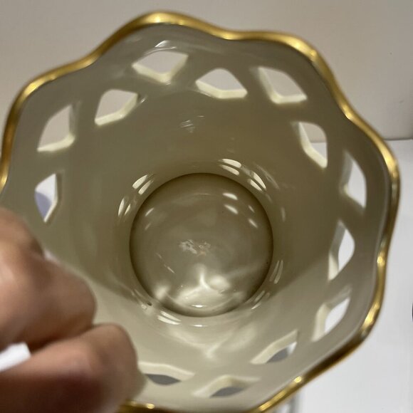 Lenox Millennium Collection Votive Candleholder Cobalt Blue Glass Globe 8" USA - Picture 9 of 13